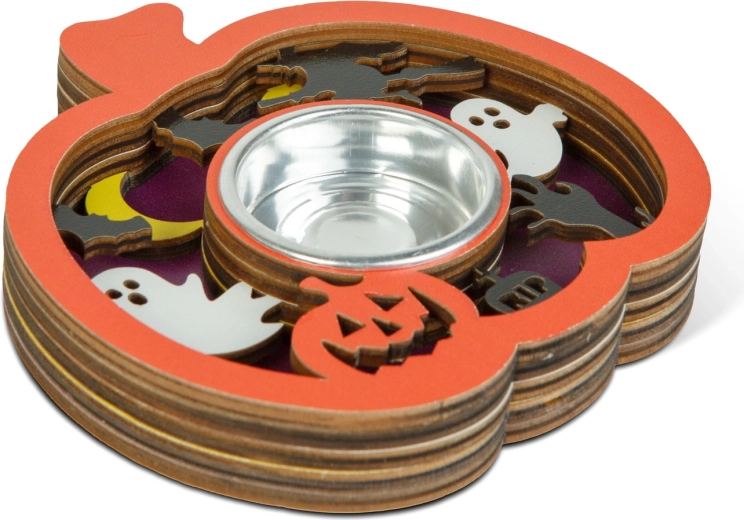 Contenitore metallico per candela tealight