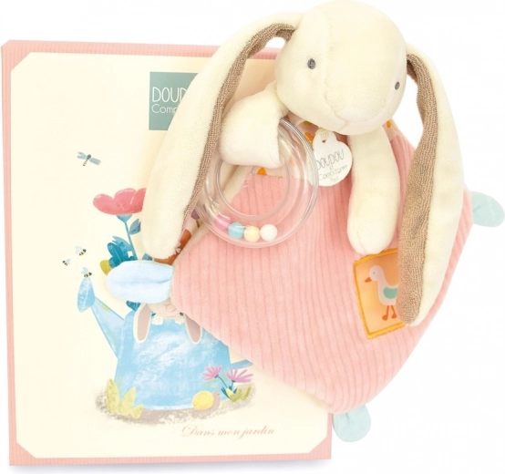 Set regalo Coniglietto rosa Ciboulette con sonaglio