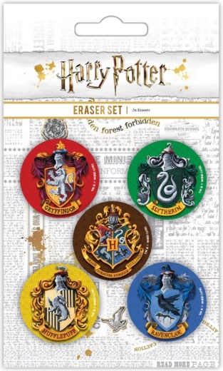 Set gomme Harry Potter Hogwarts