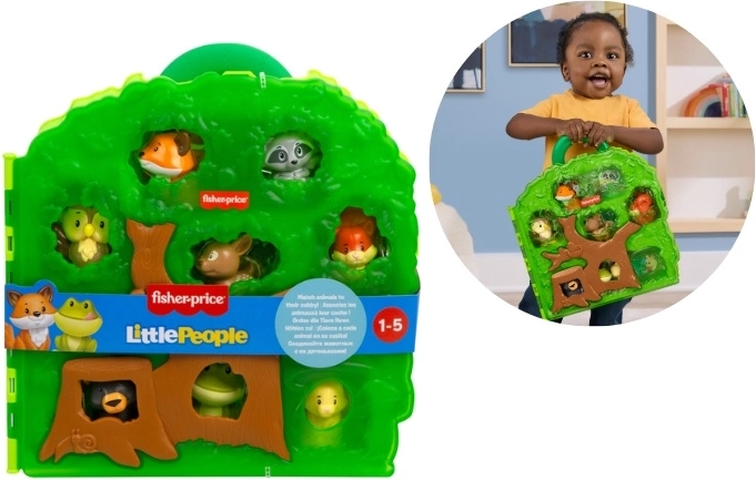 Fisher-Price Animaletti del bosco sull'albero