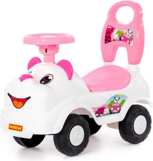 Monopattino senza pedali Orso polare rosa