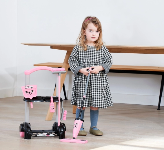 Carrello su ruote per piccoli aiutanti