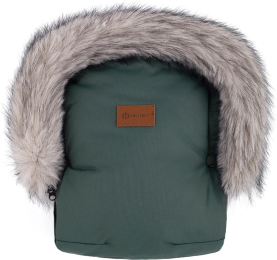 Petite&Mars muff per passeggino Furry Veritable khaki