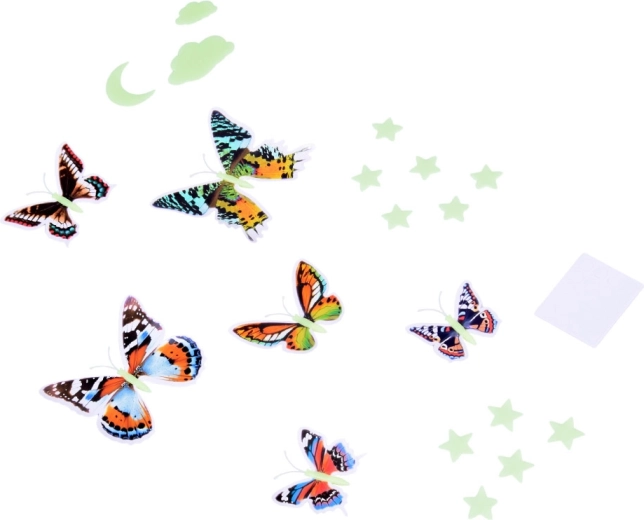 Farfalle 3D colorate per un interno vivace