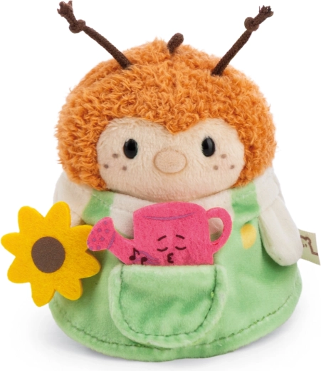 NICI MyMochi peluche calabrone Hadshi 8 cm con annaffiatoio e costume da giardinaggio