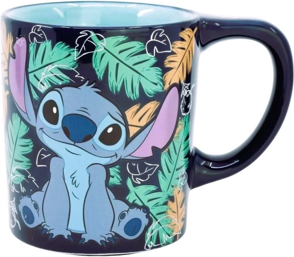 Stor tazza in ceramica sicura Lilo e Stitch con Smartgrip 300 ml