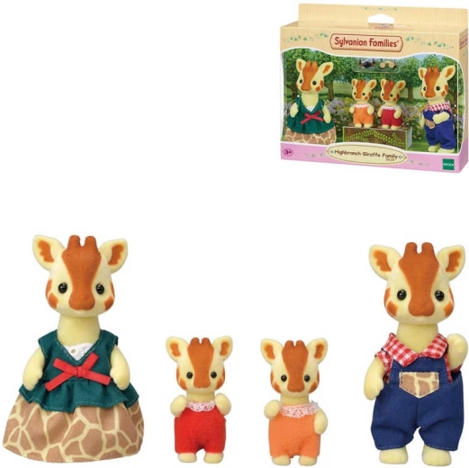 Famiglia di giraffe Sylvanian Families - 4 pezzi