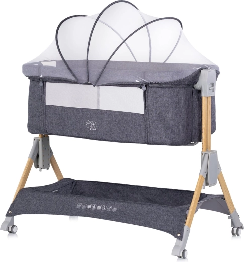 Chipolino sleepnfold 2v1 culla da affiancare charcoal