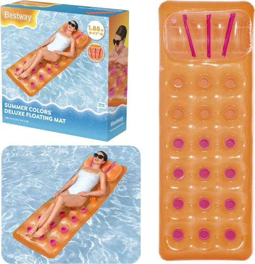 Lettino galleggiante gonfiabile Bestway Summer Colors Deluxe