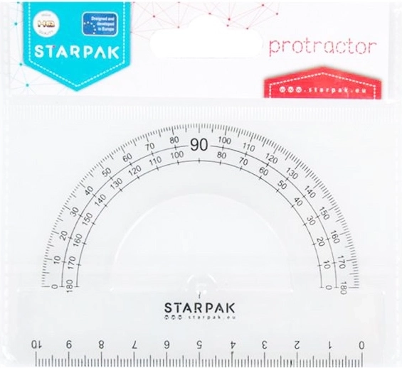 Goniometro Starpak con righello da 10 cm