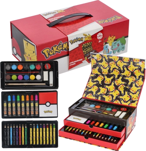Valigetta da disegno Pokémon – set creativo in valigetta