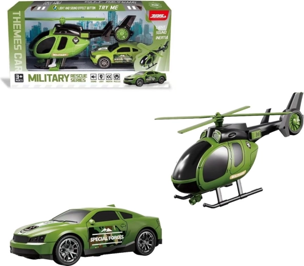 Set militare con batterie per bambini