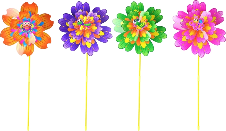 Grande girandola da giardino a fiore 80 cm (più varianti)