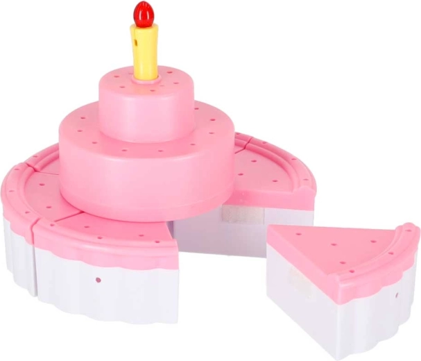 Taglio della torta con velcro a secco come una vera