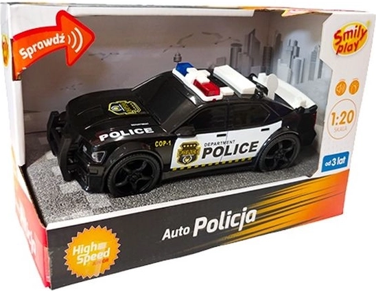 Auto della polizia SmilyPlay per bambini 1:20