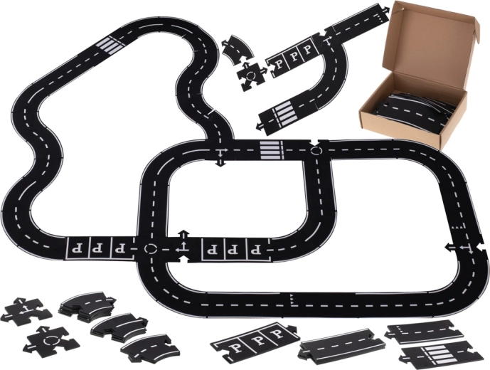 Set creativo puzzle strada 40 pz