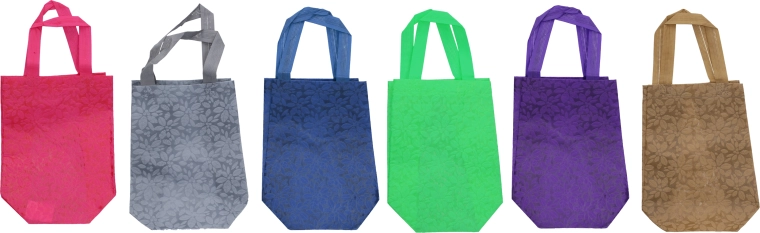 Borsa regalo S 27x29x12 cm assortita per tutto l’anno - tessuto non tessuto