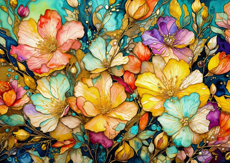Enjoy puzzle Giardino fiorito di lusso 1000 pezzi