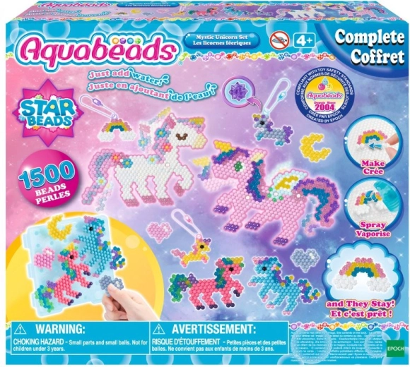 Aquabeads unicorno magico – set creativo di perline