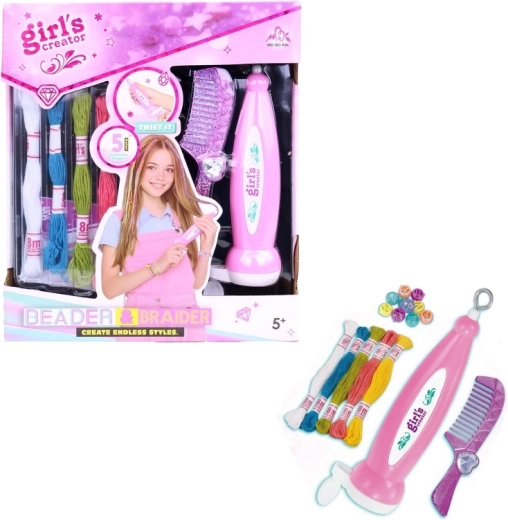 Intrecciatore di perline per capelli con accessori