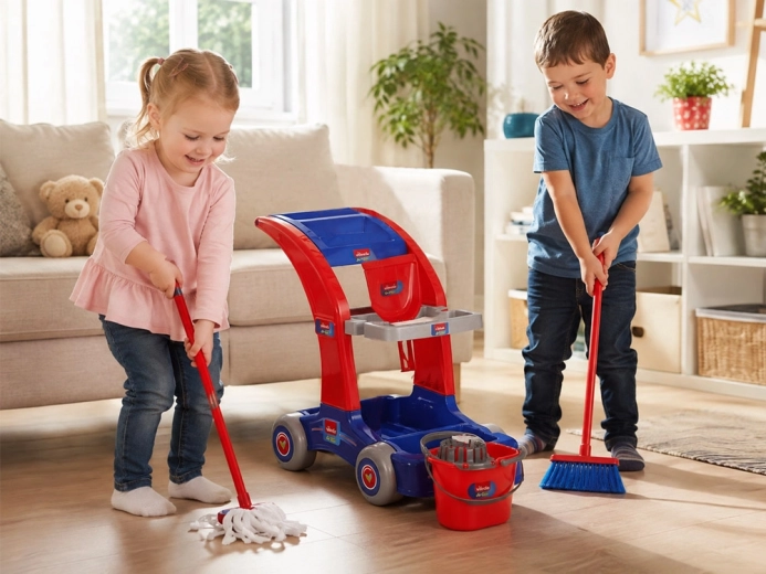 Divertente gioco di casa per piccoli aiutanti
