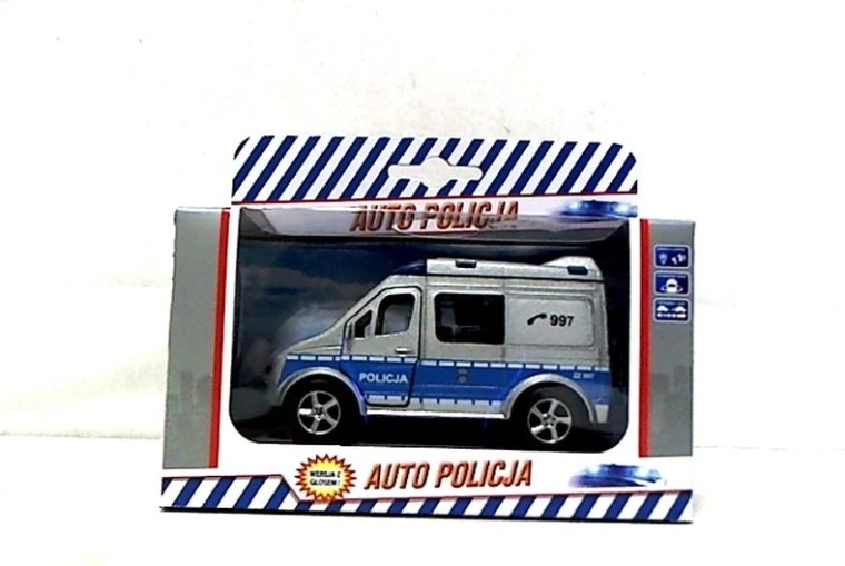 Furgone della polizia con suono 11 cm