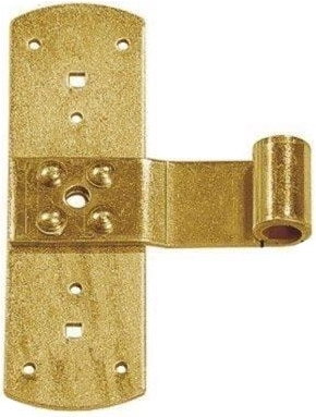 Cerniera a croce 165 × 110 × 3,0 mm, diametro perno 13 mm, zincata