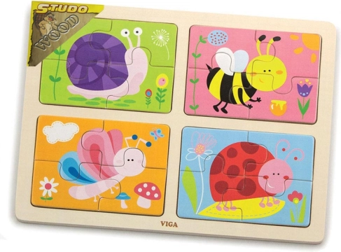 Puzzle BABU Insetti 4x4