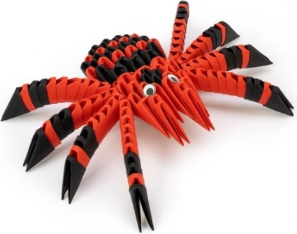 Ragno realistico senza una goccia di colla