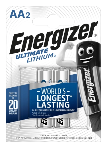 Batterie Energizer Ultimate Lithium AA - 2 pezzi