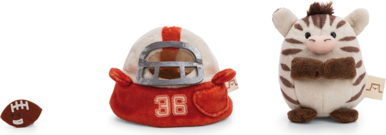 Set 3 in 1: costume da football americano + pallina Moodi