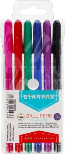 Penne a sfera Starpak, 6 colori