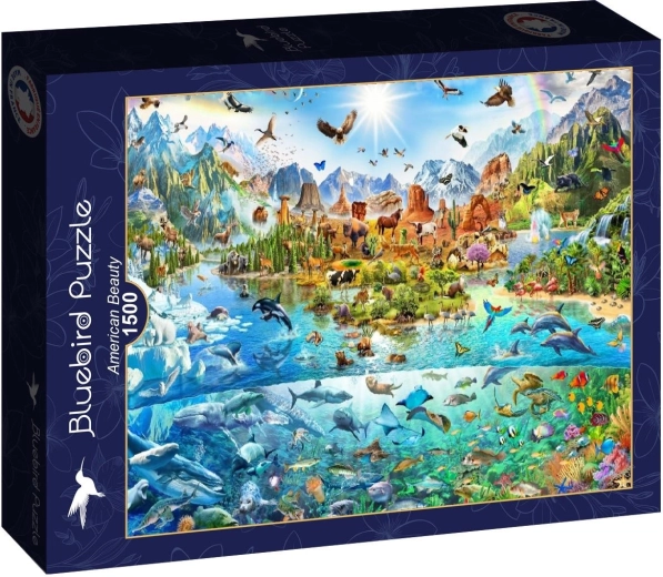 Puzzle Bluebird Bellezza americana 1500 pezzi - 1 pezzo