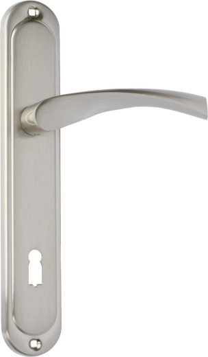 Maniglia per porta ATENA con cilindro 90 mm, nichel satinato