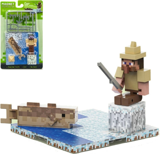 Magnet World 3D costruzione magnetica Pescatore e pesce