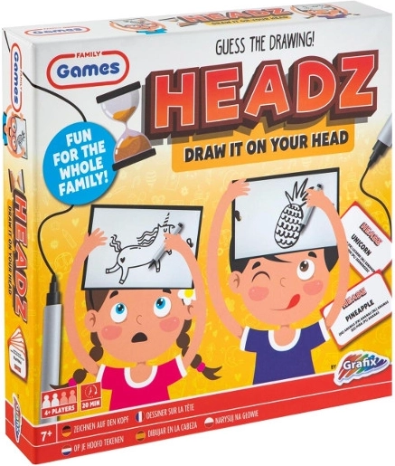 Headz Disegna sulla testa – gioco creativo per famiglie GRAFIX