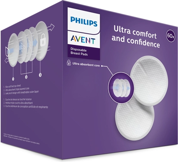 Coppette assorbilatte monouso Philips Avent 60 pz