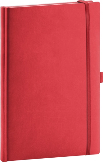 Taccuino Notique rosso a righe 15 x 21 cm