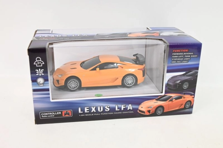 Auto RC Lexus LFA arancione 1:24