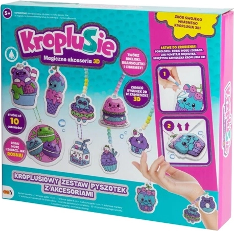 EPEE Kroplusie kit creativo di ciondoli (charms) Pyszotek 10 pz