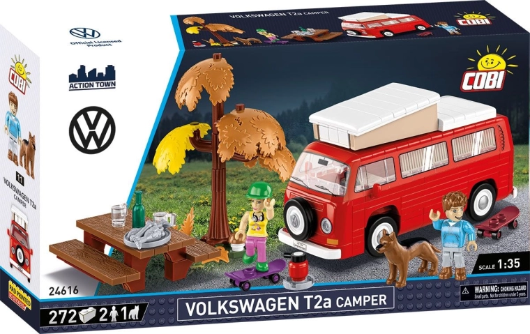Cobi Volkswagen T2a camper set di costruzioni 1:35 (272 pezzi)