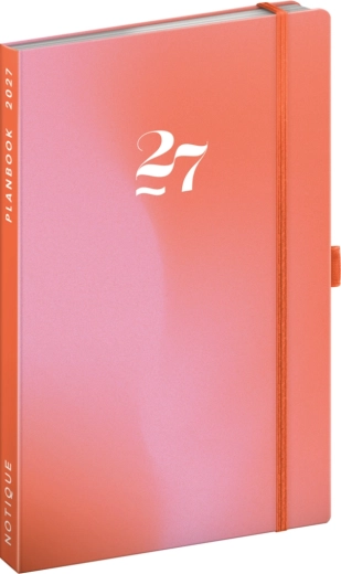 Notique Planbook agenda e quaderno Coral 2027 13 × 21 cm