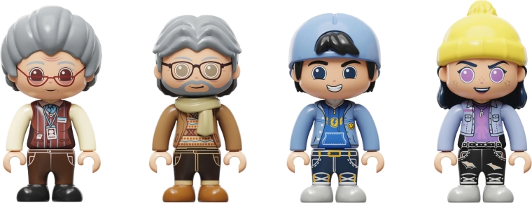 4 minifigure per storie vivaci