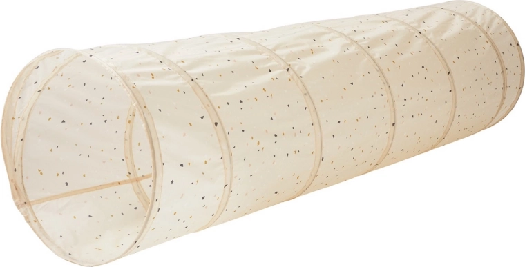 Tunnel per bambini 3 Sprouts recycled terrazzo beige - 1 pezzo