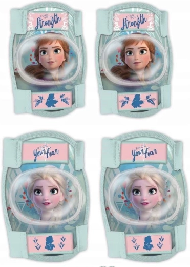 Set di protezioni per bambini per ginocchia e gomiti Disney Frozen (4 pz)