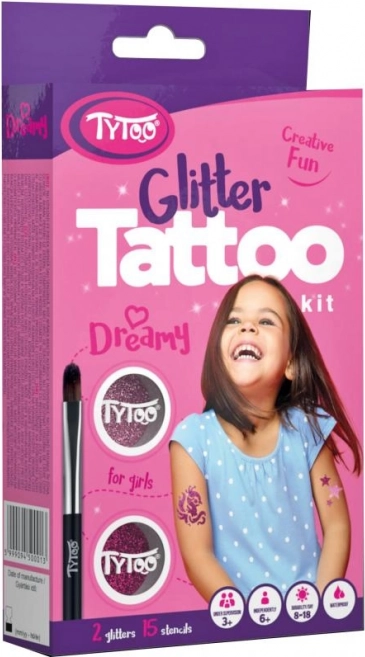 TyToo Dreamy – set per tatuaggi glitter per ragazze