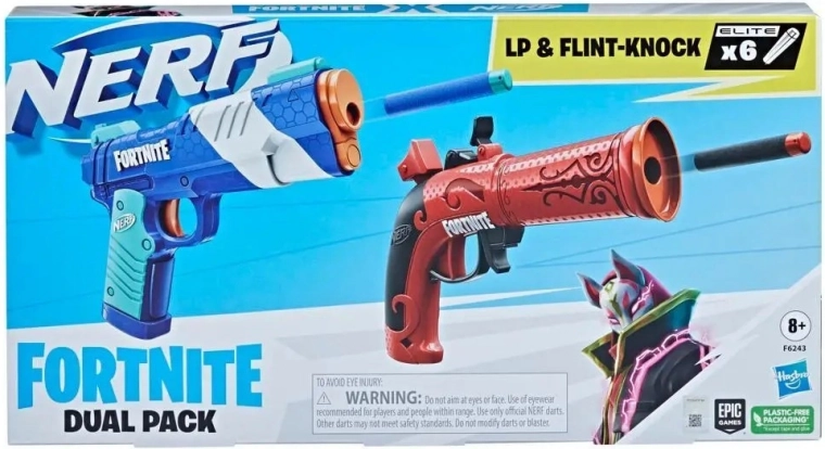 Nerf Fortnite doppio set di blaster con dardi