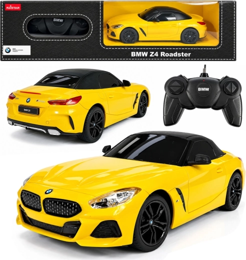 Auto RC BMW Z4 Roadster 1:18 giallo
