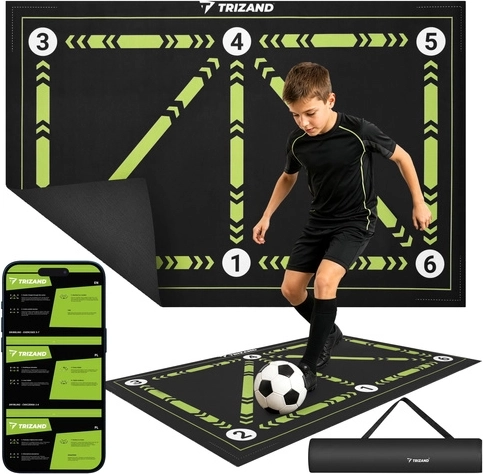 Tappetino da allenamento per calcio Trizand 60 × 90 cm