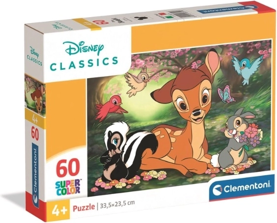 Puzzle Clementoni SuperColor Bambi 60 pezzi